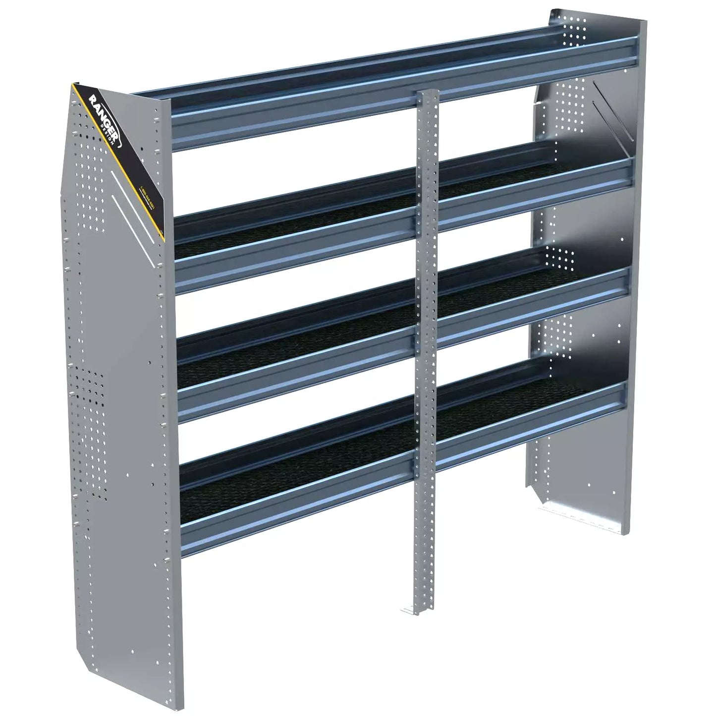 N5 Composite Aluminum Van Shelving, 72″ Wide, 4 Trays – N5-RA72-4C